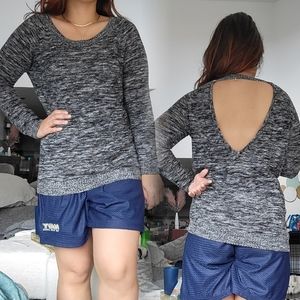 Charlotte Russe Open Back Knit Sweater size Medium